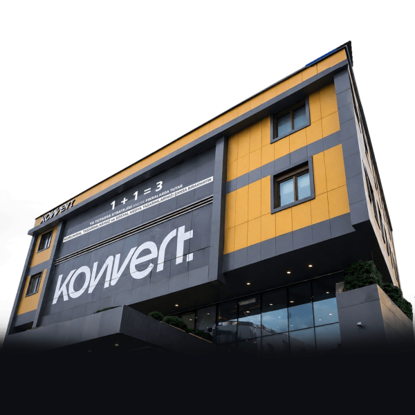 Konvert Kreatif reklam ajansının İstanbul Maltepe'deki ofisinin bulunduğu Konvert Plaza binası